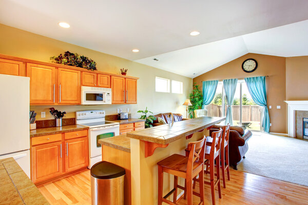 Интерьер дома. Кухня
