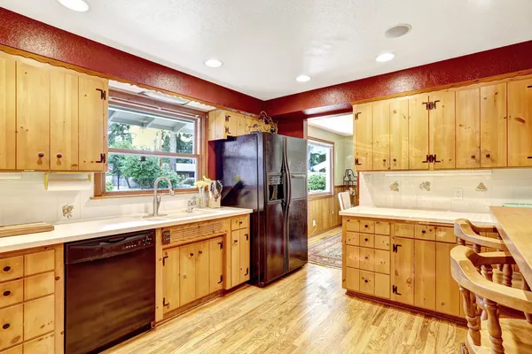 Contrast colors kitchen room — Stock Photo, Image