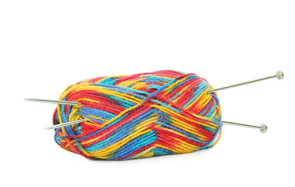 糸と編み針 — ストック写真