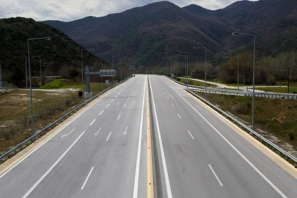 Lege snelweg — Stockfoto