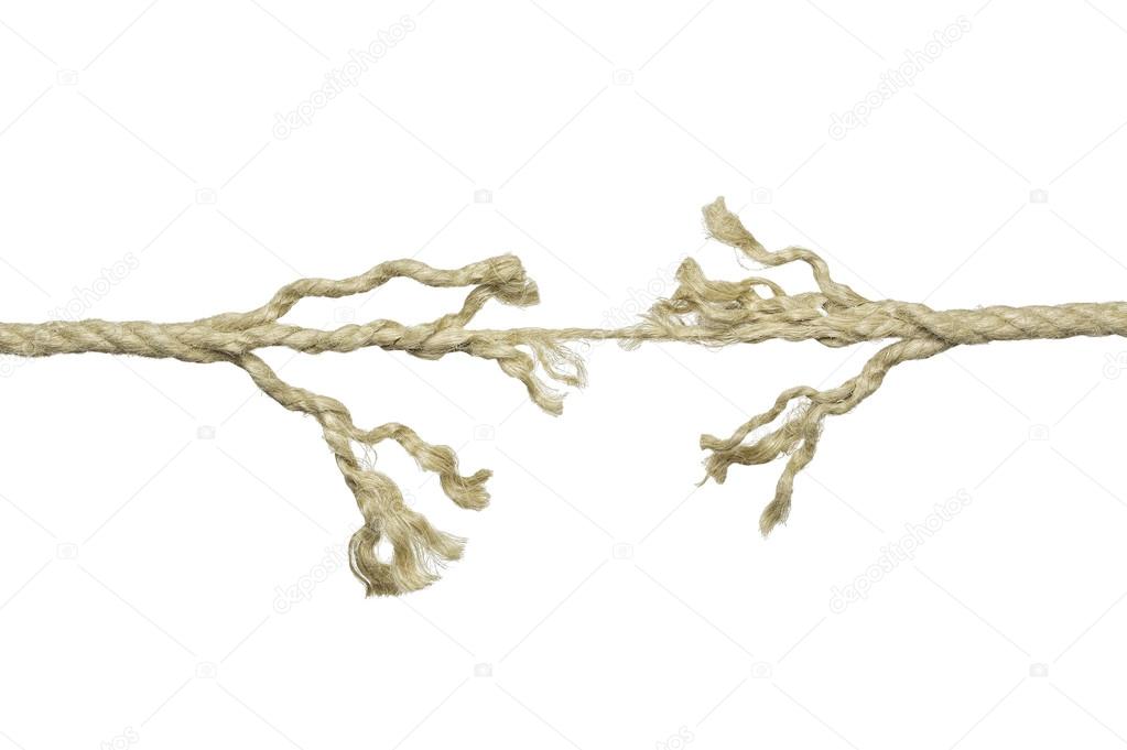 rope about to break