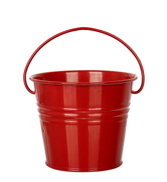 Red bucket — Stock Photo, Image