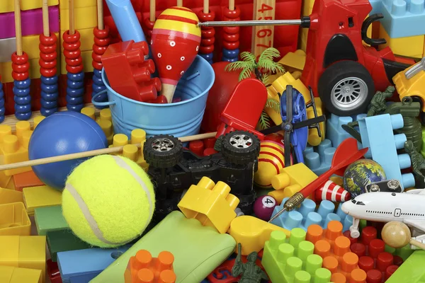 Färgglada leksaker — Stockfoto