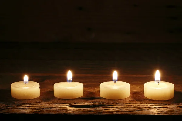 Luz de velas — Fotografia de Stock