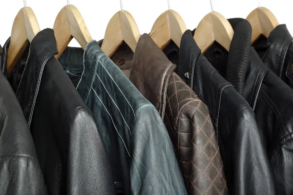 Leather jackets — Stock Photo, Image