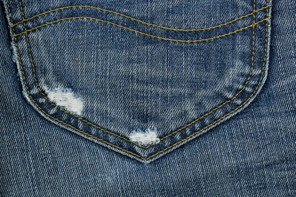 Jeans pocket — Stock Photo, Image