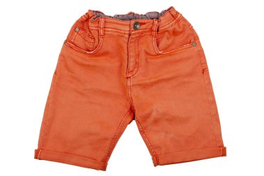 Oranje korte broek