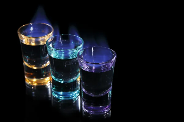 Shots on fire — Stock Photo, Image