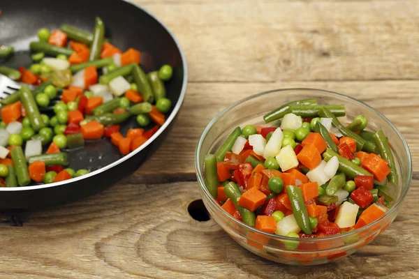 cooking vegetables