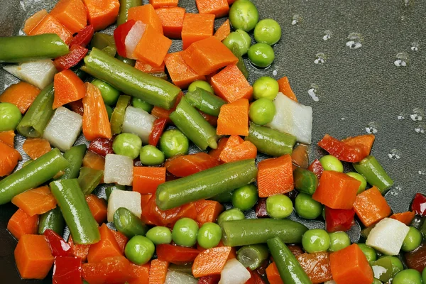 蔬菜烹调 — 图库照片