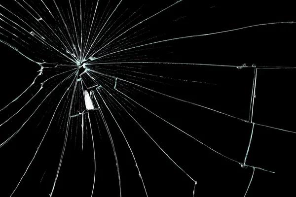 Cracked glass — Stock Photo, Image