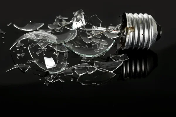Krossade lampa — Stockfoto