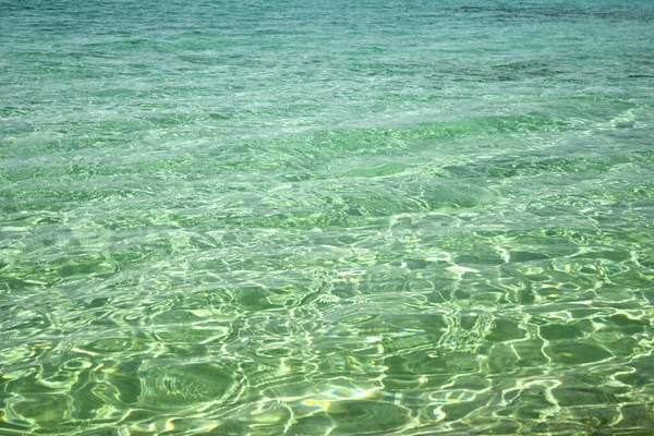 Belle Mer Bleue Verte Par Une Journée Ensoleillée — Photo