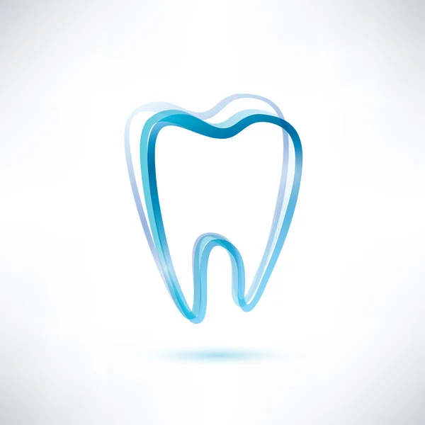 Símbolo dental — Vector de stock