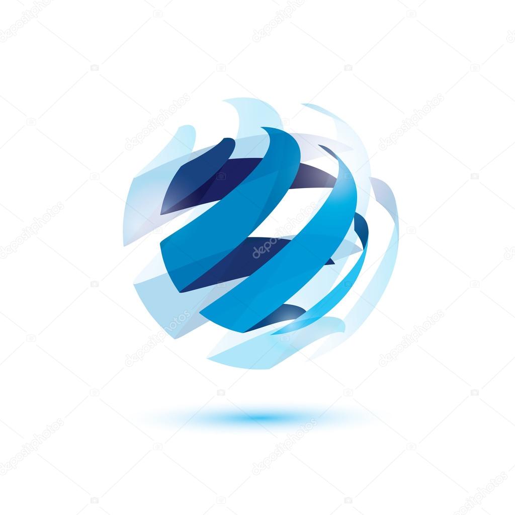 abstract globe symbol
