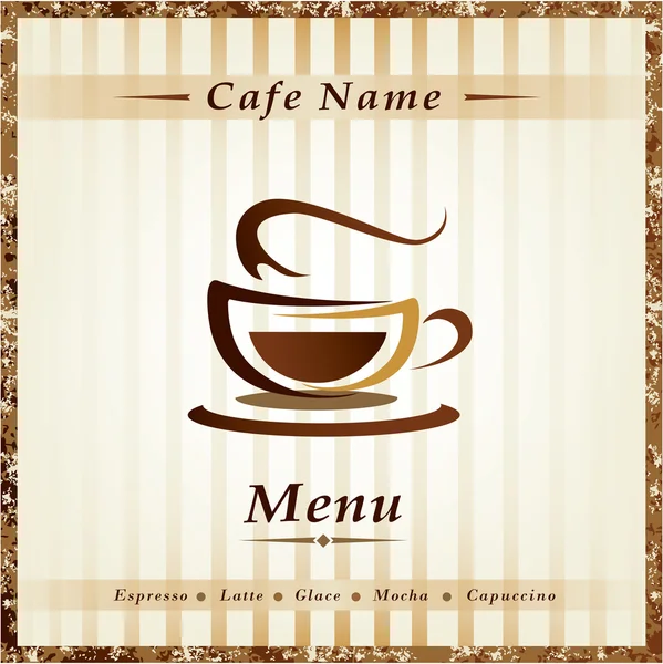 Template for restaurant's Menu, cafe, bar, coffeehouse — Stock Vector