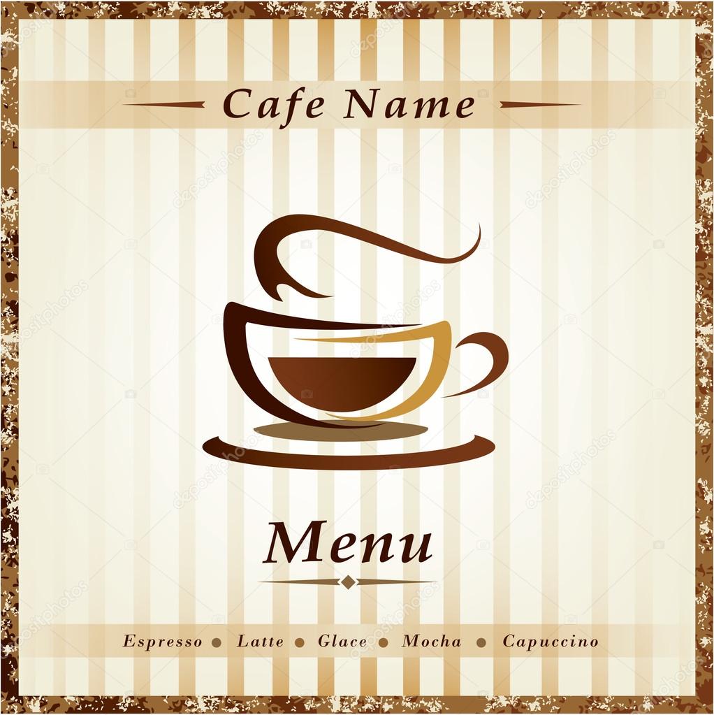 Template for restaurant's Menu, cafe, bar, coffeehouse