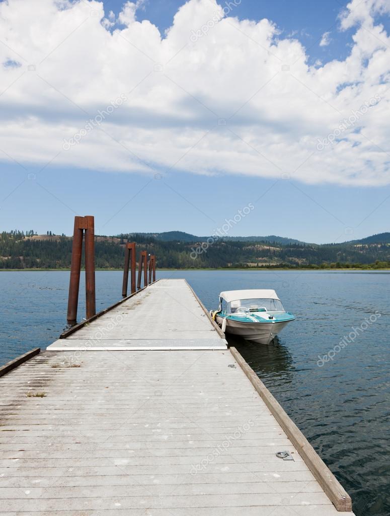 Boat Tied to a Dock