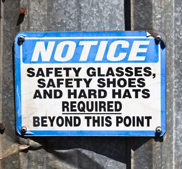 Notice Sign — Stock Photo, Image