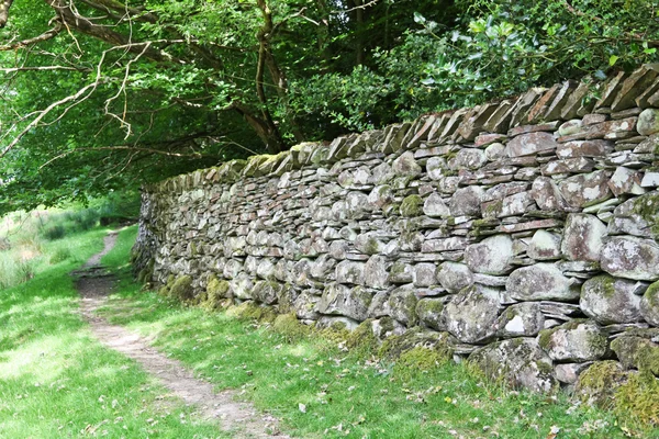 Mur de pierre anglais — Photo