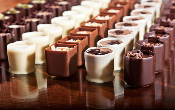 Rows of Chocolates