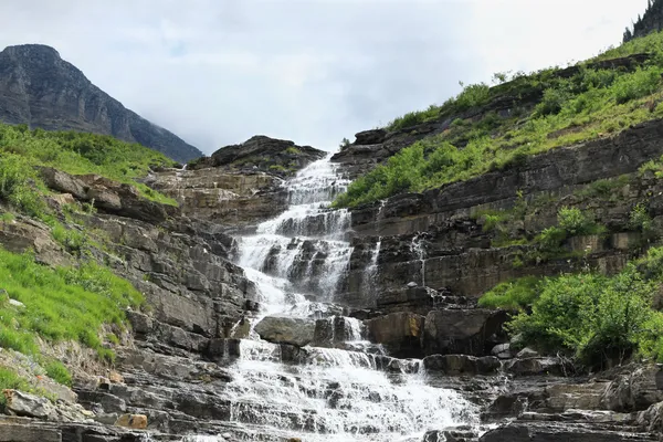 Höstack creek vattenfall — Stockfoto