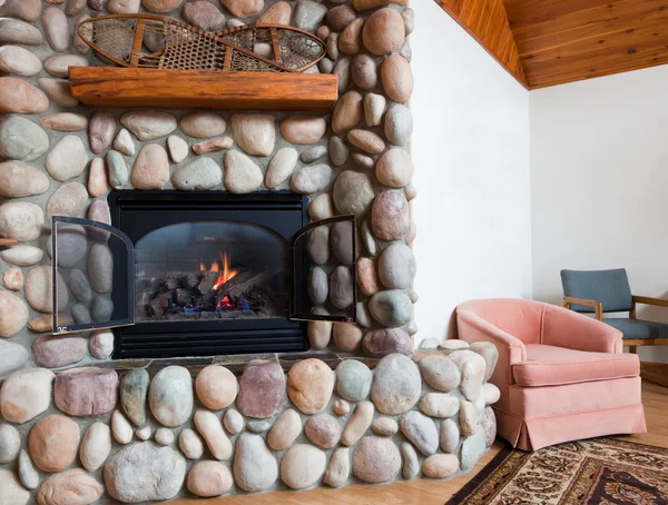 oturma odası şöminesi