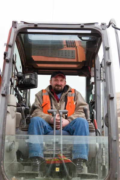 Trabajador de la construcción sonriente —  Fotos de Stock