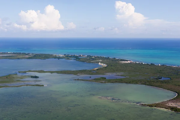 Ilhas costeiras em Belize — Fotografia de Stock