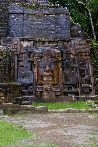 Templo de máscara de Lamanai — Foto de Stock