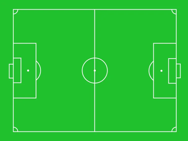 Campo de fútbol — Archivo Imágenes Vectoriales