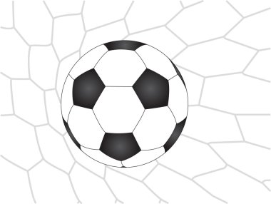 futbol futbol gol net vektör eps 10.