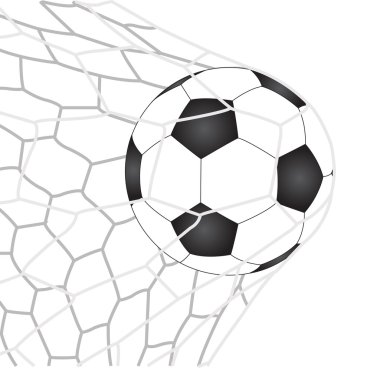 futbol futbol gol net vektör eps 10.