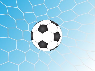 futbol futbol gol net vektör eps 10.