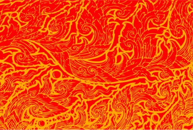 Tay Sanat duvar stil tasarlamak vektör, eps 10.