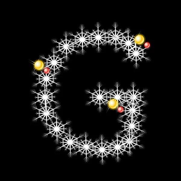 Διάνυσμα αφηρημένη αστέρι g αλφάβητο χαρακτήρα, eps 10. — Διανυσματικό Αρχείο