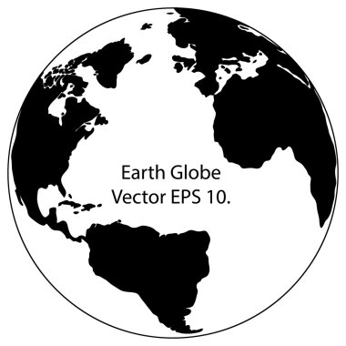 Küre vektör hattı Illustrator eps 10.