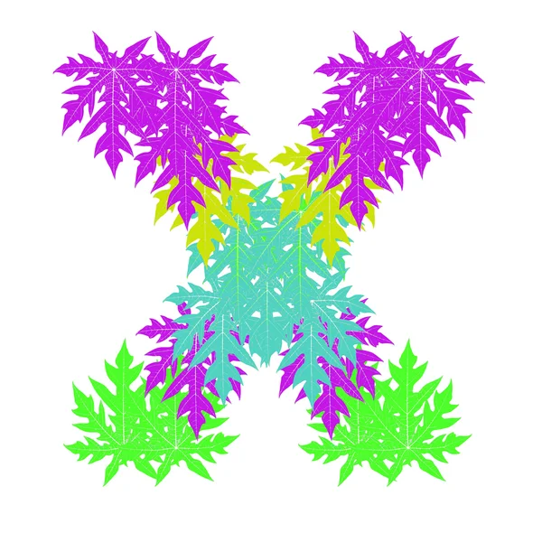 Vector del carácter abstracto del alfabeto de la estrella X, EPS 10 . — Archivo Imágenes Vectoriales