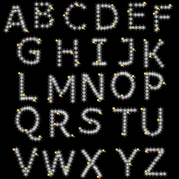 抽象的な 3 つ星アルファベット文字、10 の eps のベクトル. — ストックベクタ