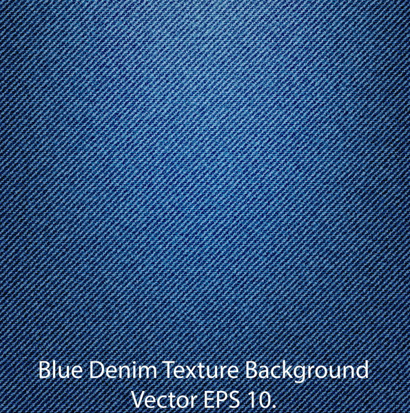 Blue Denim Texture Background, Vector EPS 10.
