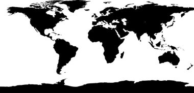 Dünya Haritası ve küre detay
