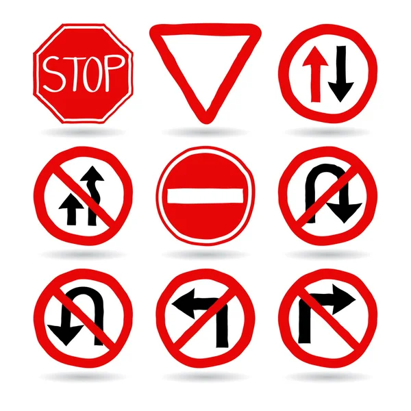 Doodle Traffic Signs Stock Vector Image By ©ohmega1982 49044865