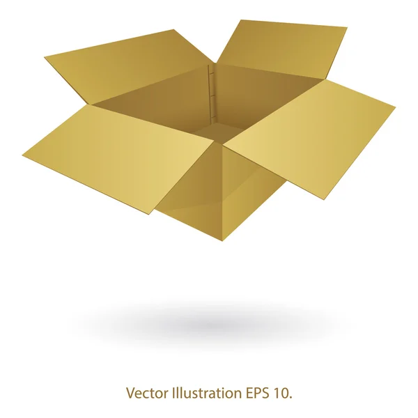 Box Paper Illustration — Stock Vector