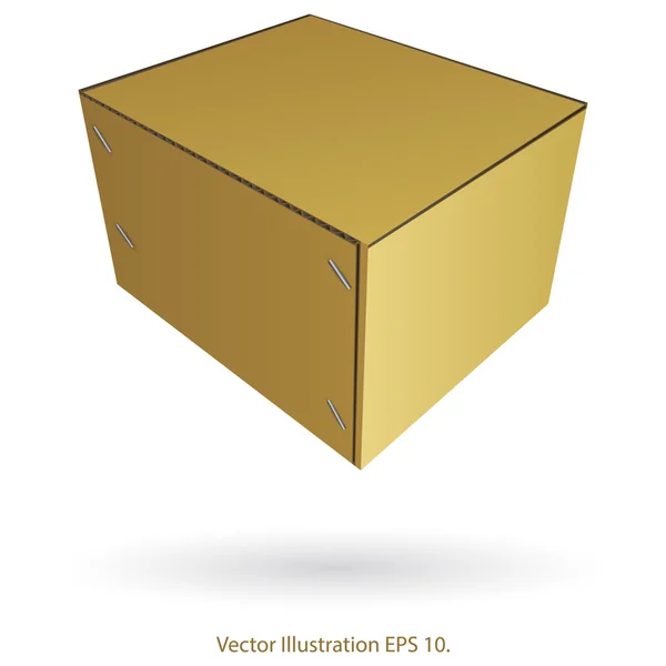 Box Paper Illustration — Stock Vector