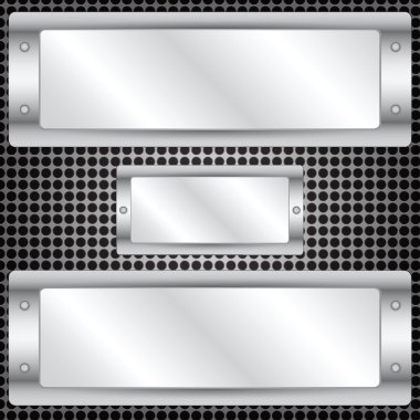 gümüş metal etiket plaka