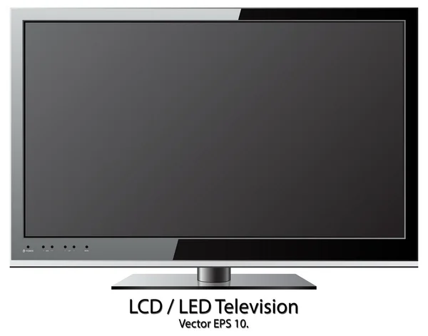 Ilustración de TV LCD o led — Vector de stock