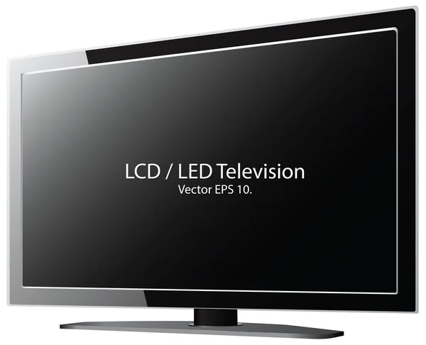 LCD или LED TV Illustration — стоковый вектор