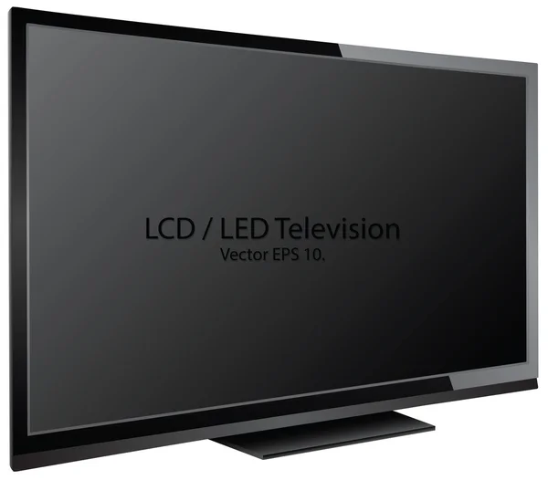 LCD veya led tv illüstrasyon — Stok Vektör