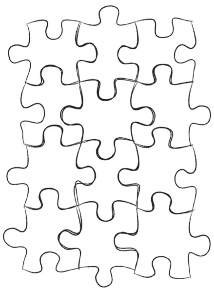 Parçalı bulmaca simgeler