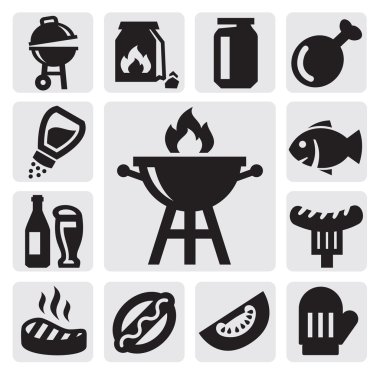 Barbekü simgeler